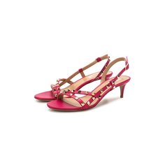 Кожаные босоножки Valentino Garavani Rockstud Valentino