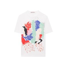 Хлопковая футболка Marni