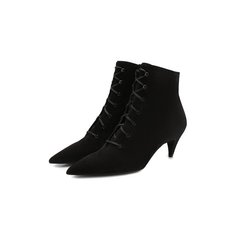 Замшевые ботильоны Charlotte Saint Laurent