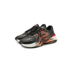 Кожаные кроссовки D24 Dsquared2