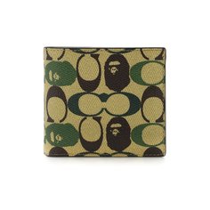 Кожаное портмоне Coach x Bape Coach