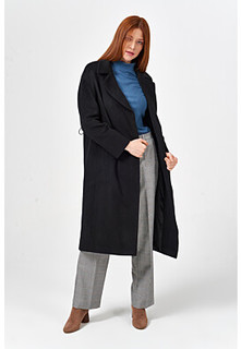 Приталенное пальто с поясом Снежная Королева Collection