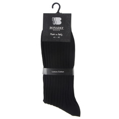Носки мужские Bonadei ribbed black 41/42