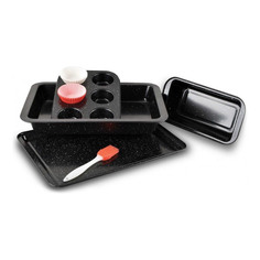 Набор форм для запекания Walmer Black Marble 6 предметов