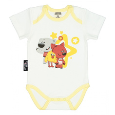 Боди Lucky Child МИ-МИ-МИШКИ молочный 74-80