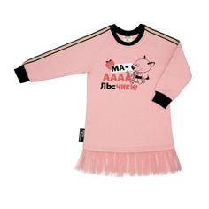 Платье Lucky Child МИ-МИ-МИШКИ розовое 92-98