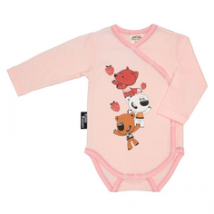 Боди Lucky Child МИ-МИ-МИШКИ с длинным рукавом розовый 68-74