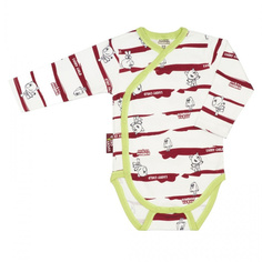 Боди МИ-МИ-МИШКИ Полосатый бежевый 80-86 Lucky Child