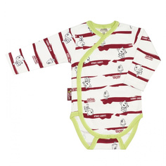 Боди МИ-МИ-МИШКИ Полосатый бежевый 62-68 Lucky Child