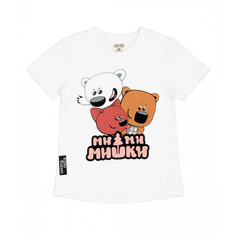 Футболка Lucky Child МИ-МИ-МИШКИ молочная 62-68