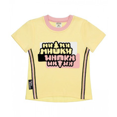 Футболка Lucky Child МИ-МИ-МИШКИ желтая 74-80