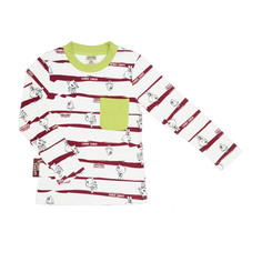 Футболка Lucky Child с длинным рукавом МИ-МИ-МИШКИ Полосатая 98-104