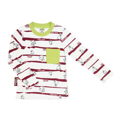 Лонгслив Lucky Child Ми-ми-мишки полосатый 62-68