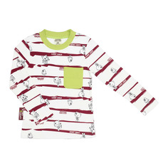 Лонгслив Lucky Child Ми-ми-мишки полосатый 68-74