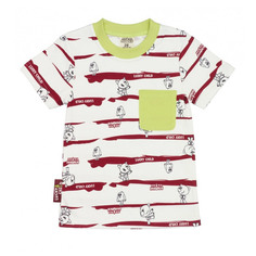 Футболка для мальчика Lucky Child МИ-МИ-МИШКИ полосатая 62-68