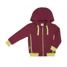 Куртка на молнии Lucky Child МИ-МИ-МИШКИ бордовая 86-92