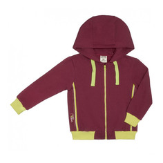 Куртка на молнии Lucky Child Ми-Ми-Мишки бордовая 68-74