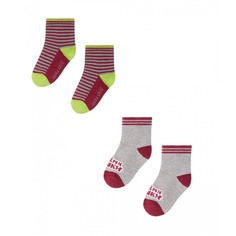 Носки Lucky Child МИ-МИ-МИШКИ серые 2 шт 8\10