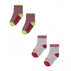 Носки Lucky Child МИ-МИ-МИШКИ серые 2 шт 16\18