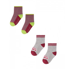 Носки Lucky Child МИ-МИ-МИШКИ серые 2 шт 18\20