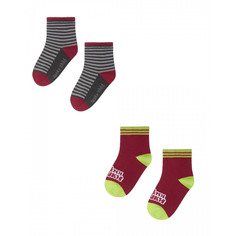 Носки Lucky Child МИ-МИ-МИШКИ бордовые 2 шт 8\10