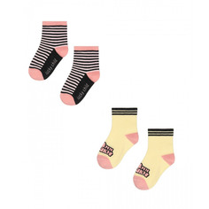 Комплект носков Lucky Child МИ-МИ-МИШКИ желтый 2 шт 8\10