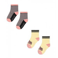 Комплект носков Lucky Child МИ-МИ-МИШКИ желтый 2 шт 18\20