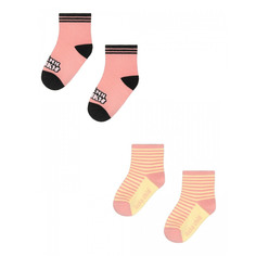 Комплект носков Lucky Child МИ-МИ-МИШКИ розовый 2 шт 16\18