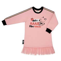 Платье Lucky Child МИ-МИ-МИШКИ розовое 80-86