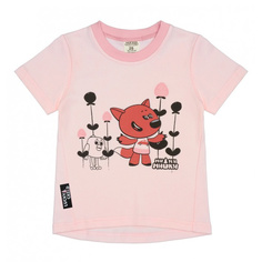 Футболка Lucky Child МИ-МИ-МИШКИ светло-розовая 80-86