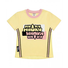 Футболка Lucky Child МИ-МИ-МИШКИ желтая 62-68