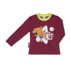 Лонгслив Lucky Child Ми-ми-мишки бордовый 74-80