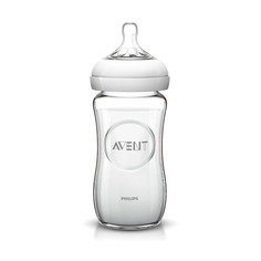 Бутылочка Philips Avent Natural стеклянная с 1-го месяца 240 мл