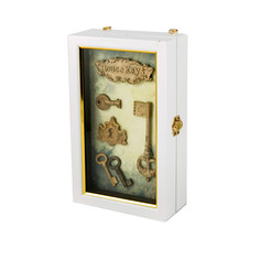 Коллаж-ключница Русские подарки Ключики 15x7x25 см