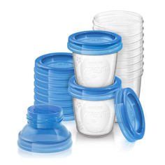 Набор Philips Avent SCF618/10 с крышкой для хранения грудного молока