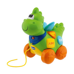 Игрушка Chicco Говорящий дракон на колесиках Рус/Англ 9м+