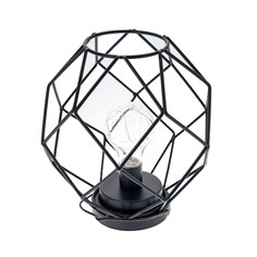 Подсвечник Русские подарки Геометрия с LED подсветкой 20x21 см