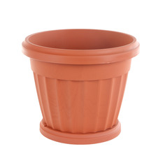 Горшок Bama flower iris с поддоном терракотовое d25
