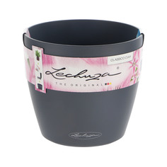 Кашпо Lechuza classico color 18см серое с автополивом