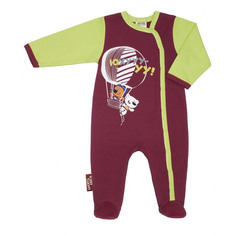 Комбинезон домашний Lucky Child МИ-МИ-МИШКИ бордовый 74-80