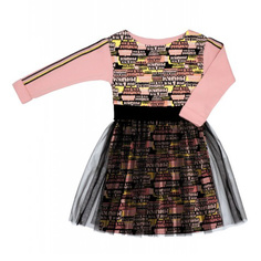 Платье Lucky Child МИ-МИ-МИШКИ с пышной юбкой 80-86