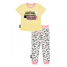 Пижама с брюками Lucky Child МИ-МИ-МИШКИ желтая 98-104