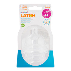 Соска Latch Munchkin силиконовая 3+ 2 шт