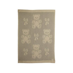 Плед Myb Bear and Bows 76х102см желтый