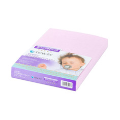 Простыня Traumeland на резинке Tencel нежно-розовая