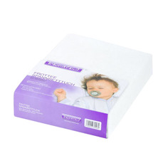 Простыня Traumeland на резинке махровая Terry белая