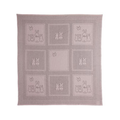 Плед Myb Bunny Squares 76х102см розовый