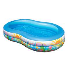Бассейн надувной Intex Лагуна детский 262х160х46 см (56490NP)