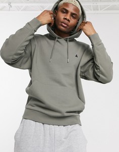 Худи oversized цвета хаки с треугольником ASOS DESIGN-Зеленый