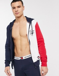 Разноцветный худи для дома в стиле колор блок Tommy Hilfiger-Мульти